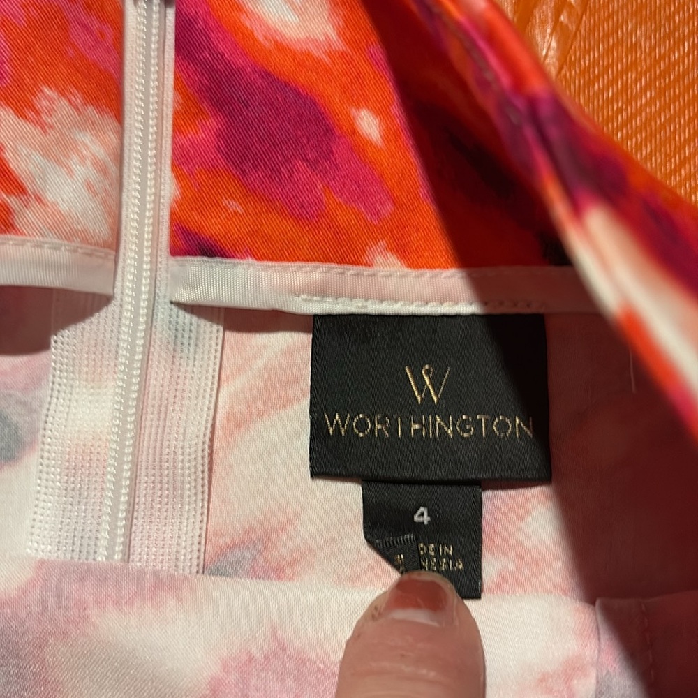 NWT worthington tie dye pencil skirt sz 4 1216 - Picture 4 of 5